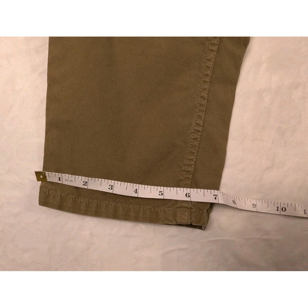 Brooks Brothers 1818 Women's 10 Olive Cargo Utility Pant Straight Pockets - Picture 8 of 12